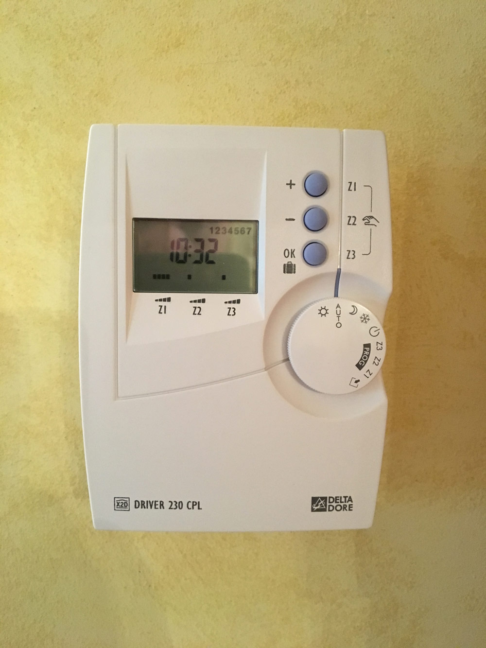 Thermostat avec boitier Récepteur CPL Pavillon Meaux (77)